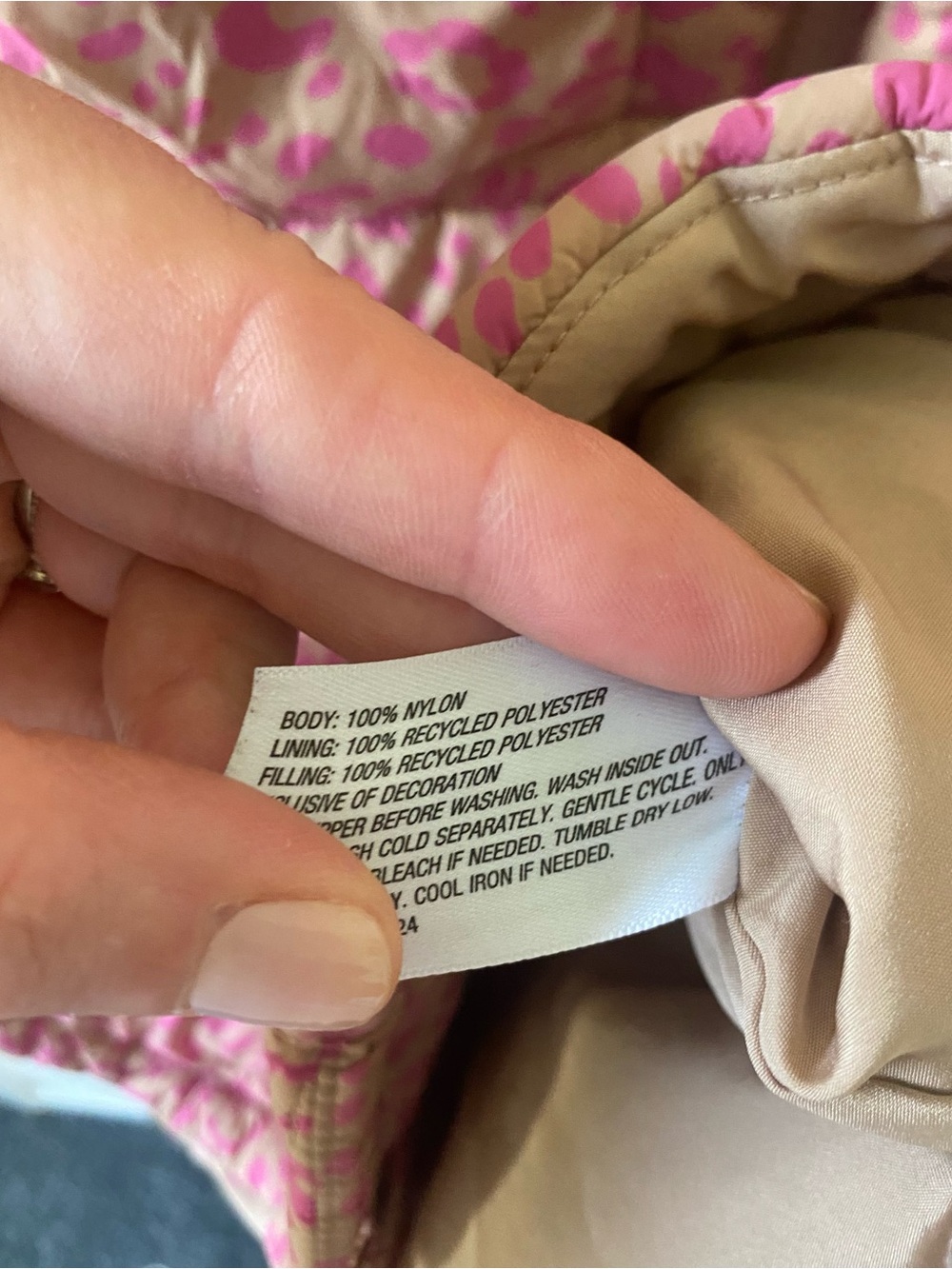 JoyLab Pink Leopard Print Quilted Vest - Picture 4 of 6
